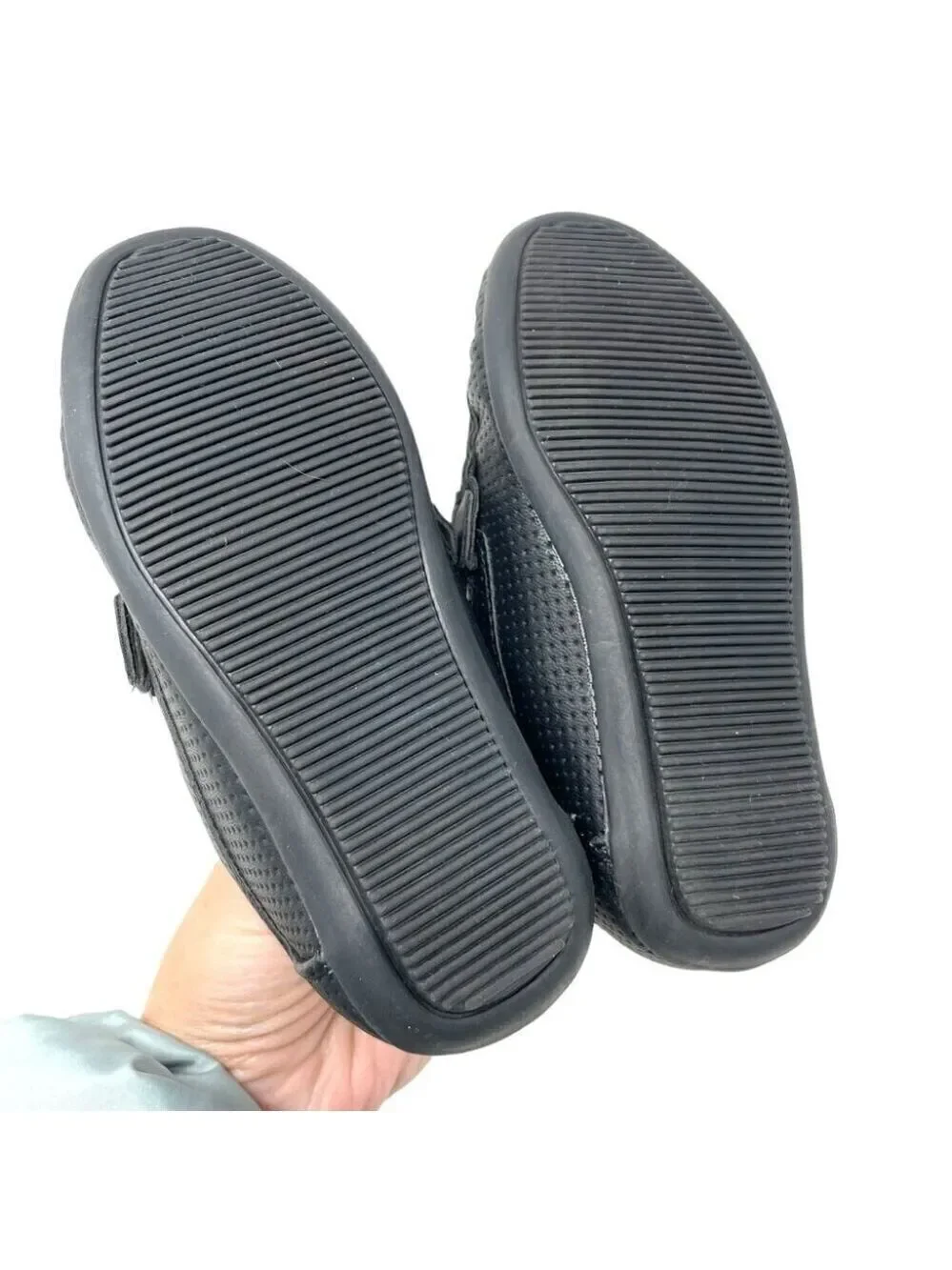 Ket Importa Black Peforated Horsebit Driving Loafers Size 25/ 9 (Little Boy)